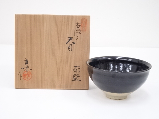 JAPANESE TEA CEREMONY / KO-SETO CHAWAN(TEA BOWL) / TENMOKU / ARTISAN WORK